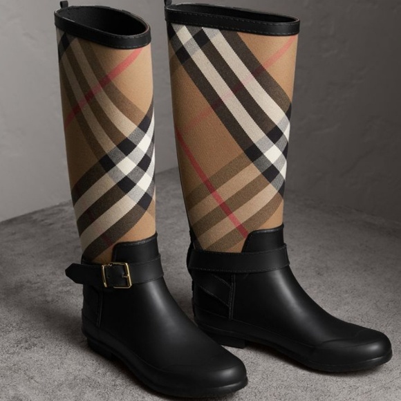burberry women's rain boots